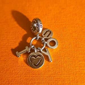 PANDORA I Love You Dangle Charm -